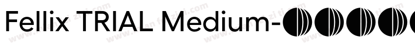 Fellix TRIAL Medium字体转换